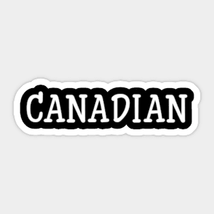 The True North Strong and Free Sticker